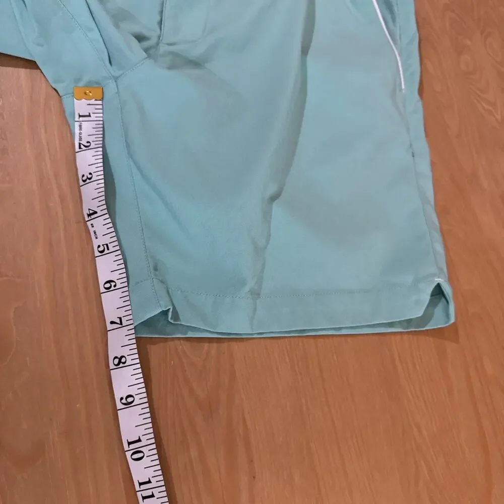 Criquet Men’s Shorts Chino Teal Preppy Tennis Old Money M